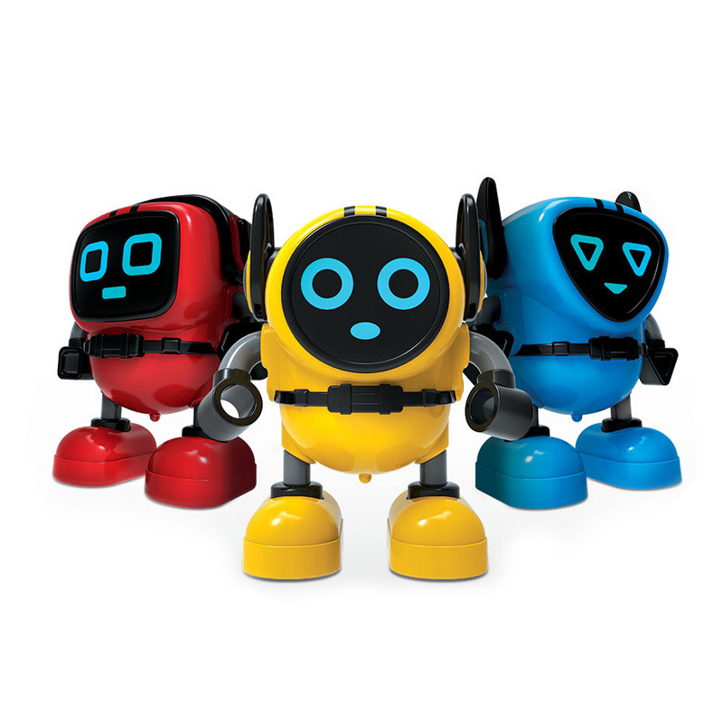 Picture of Bibi elf gyro Xiaobao robot battle gyro toy three-in-one stunt rotating cool bucket small q car