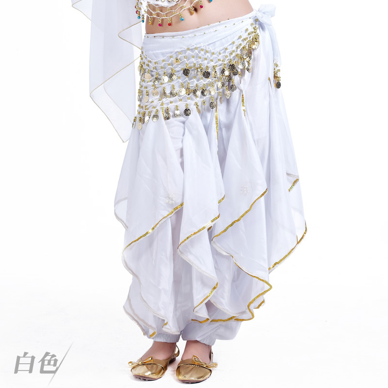Picture of Belly Dance Clothing Chiffon Lantern Pants Dance Performance Underwear Swivel Pants Halloween Decorative Pants Tribal Dance Pants