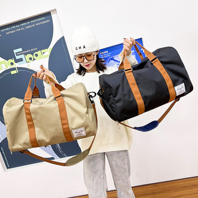 Picture of Gym Bag Women's Dry and Wet Separate Shoe Storage Portable Luggage Bag Large Capacity Sports Luggage Bag Travel Bag Printable logo