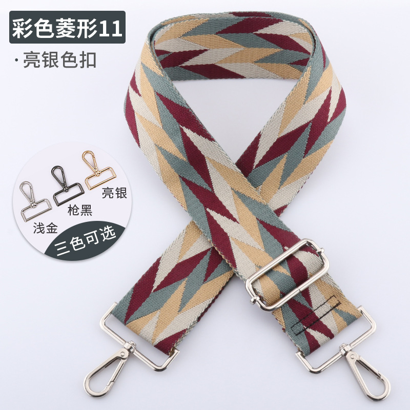 Picture of New Color Diamond Strap Adjustable Shoulder Strap 5cm Widened Shoulder Strap Strap Strap Single Shoulder Crossbody Strap in stock