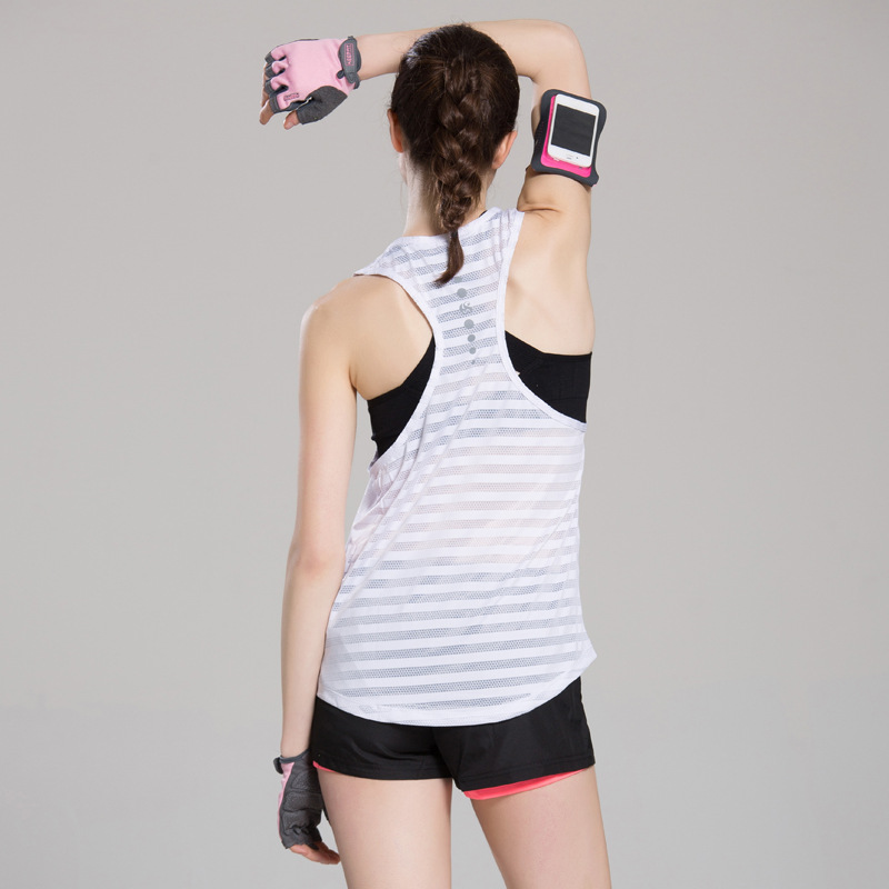 Picture of New Sports Vest Women's Quick-Drying Breathable Training Top Running Fitness Yoga Sleeveless T-Shirt Women's Factory Direct Sale