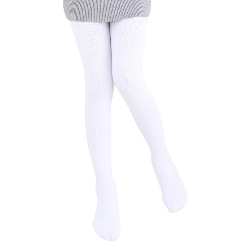 Autumn and winter New girls' pantyhose fleece-lined brushed brushed skin color leggings children's white dance socks wholesale