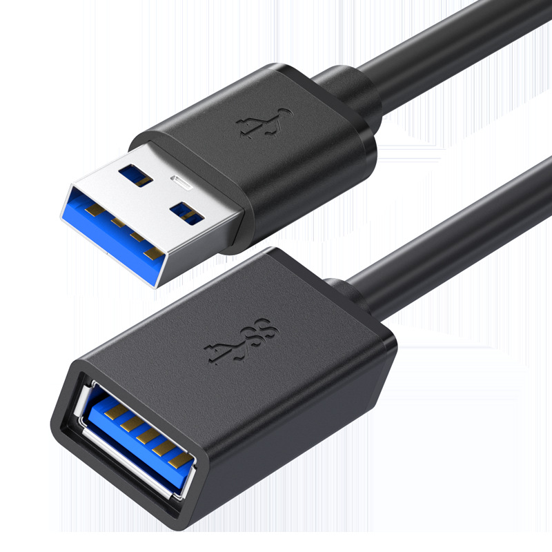 Picture of Computer Usb3.0 Extension Cable Male to Female Data Cable U Disk Mouse Connection High Speed Transmission USB Interface Extension Cable