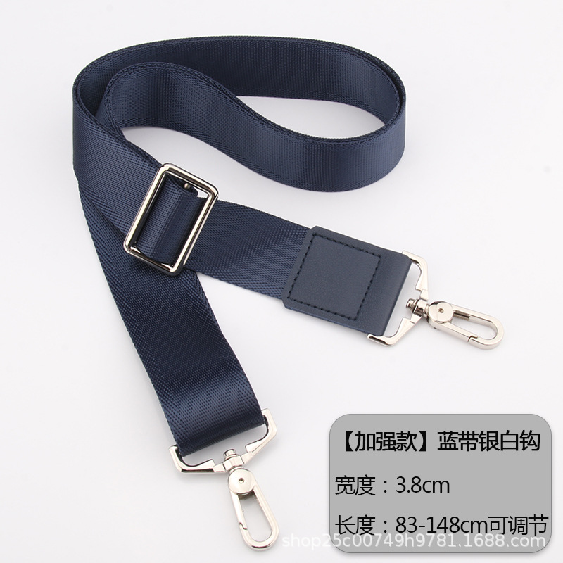 Picture of Men's bag accessories backpack strap crossbody single shoulder black bag strap briefcase computer bag shoulder strap leather bag back bandwidth