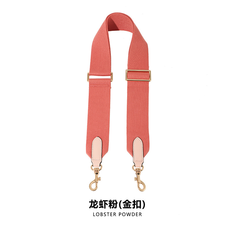 Picture of Mahuangshi MHS-F-11 Adjustable 5cm Canvas Webbing Wide Shoulder Strap Women's Bag Replacement Bucket Strap Accessories Crossbody