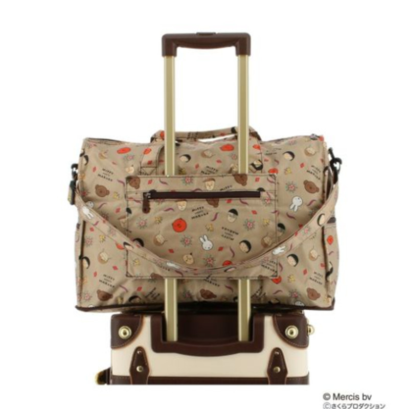 Picture of Japanese New Cherry Maruko Shoulder Handbag Large Capacity Foldable Travel Bag Cartoon Cute Storage Bag