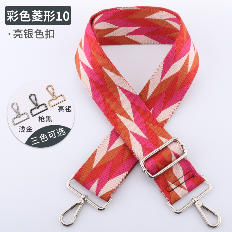 Picture of New Color Diamond Strap Adjustable Shoulder Strap 5cm Widened Shoulder Strap Strap Strap Single Shoulder Crossbody Strap in stock