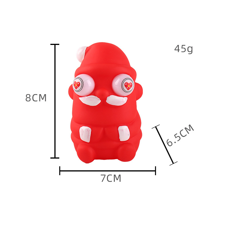 Picture of Cross-border cartoon factory direct decompression animal squeeze doll decompression pinch music stare eye vent toy
