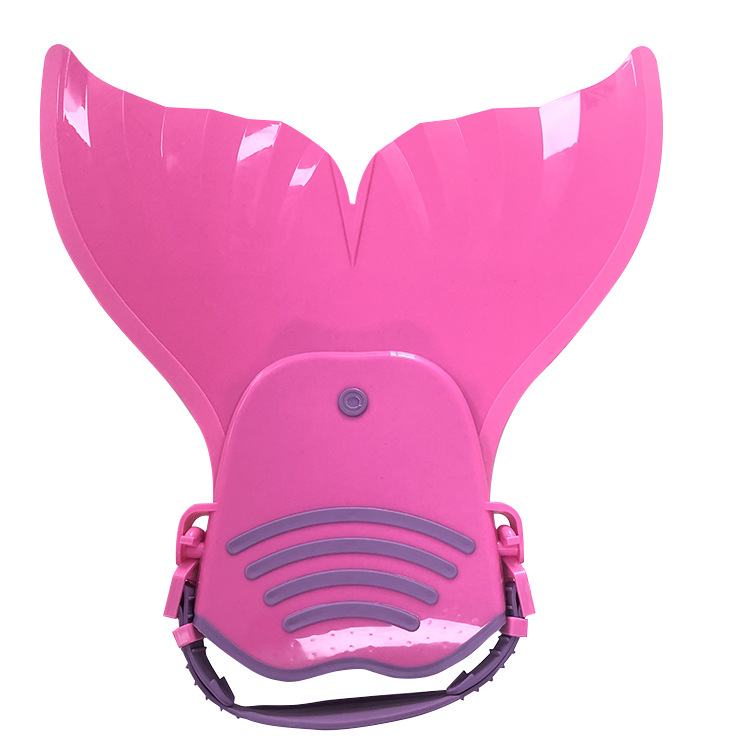 Picture of Mermaid Flippers Single-piece Whale Tail Flippers Swimming Training Flippers Children's Diving Swimming Equipment Swimming Products