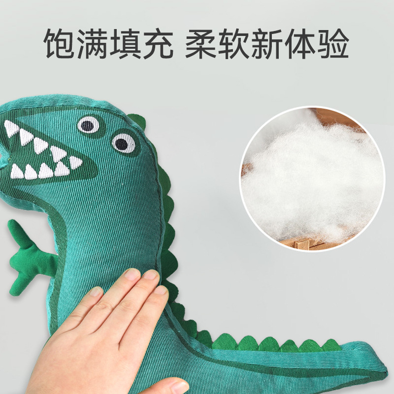Picture of New Double Sided George's Mr. Dinosaur Plush Toy Pillow Boy Doll Doll for Baby Holiday Gift