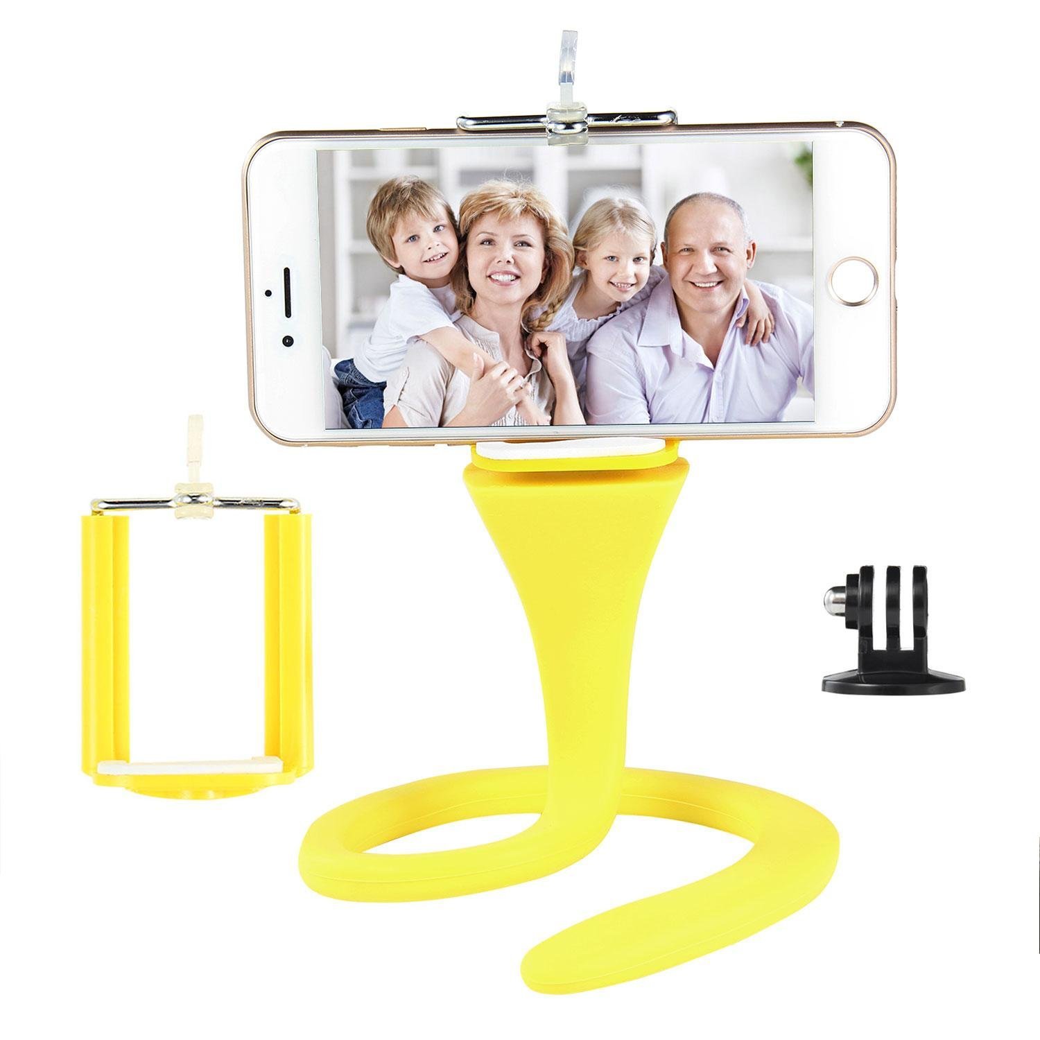 Picture of Tripod Mobile Phone Selfie Stick Sports Camera Gopro Octopus Foot Gecko Stand Desktop Bedside Stand