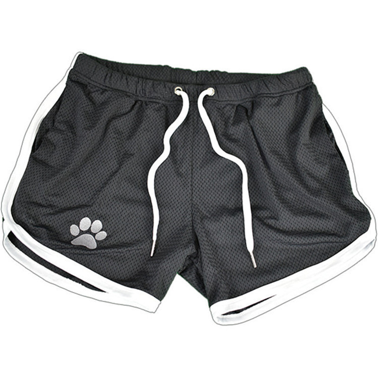 Picture of Summer Sports Men's Muscle Fitness Leisure Mesh Breathable Three-point Pants Running Training Beach Quick-drying Breathable Shorts