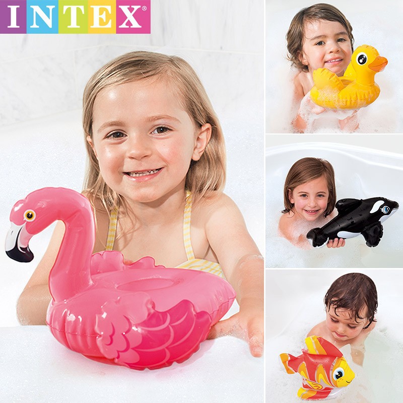 INTEX58590 Infant Inflatable Water Play Toy Sand Animal Children's Bath Swimming Water Drifting Toy