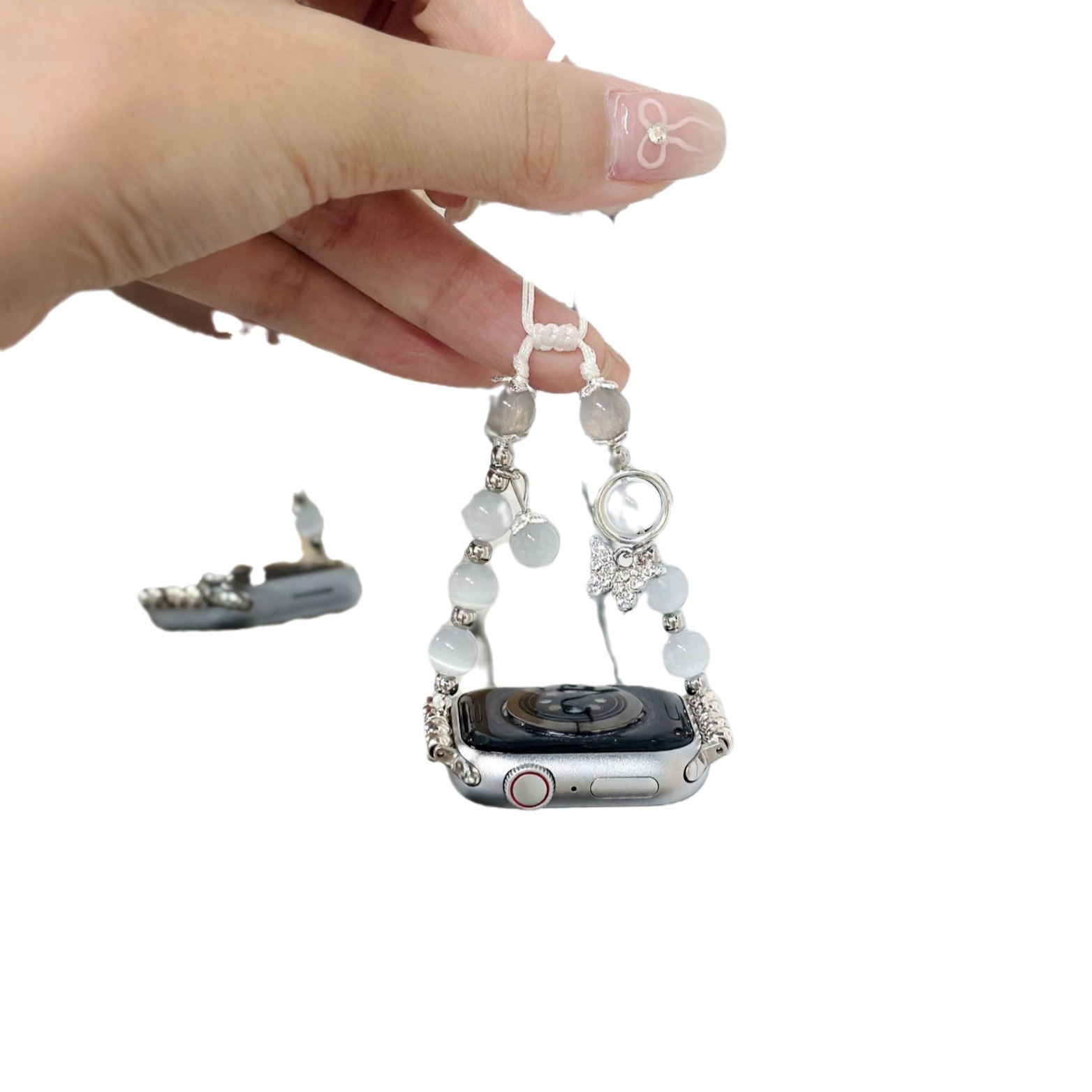 Picture of Suitable for applewatch Xiao Xiang Feng Cat's Eye Beads Apple Strap iwatch987645se Internet Red Same Style