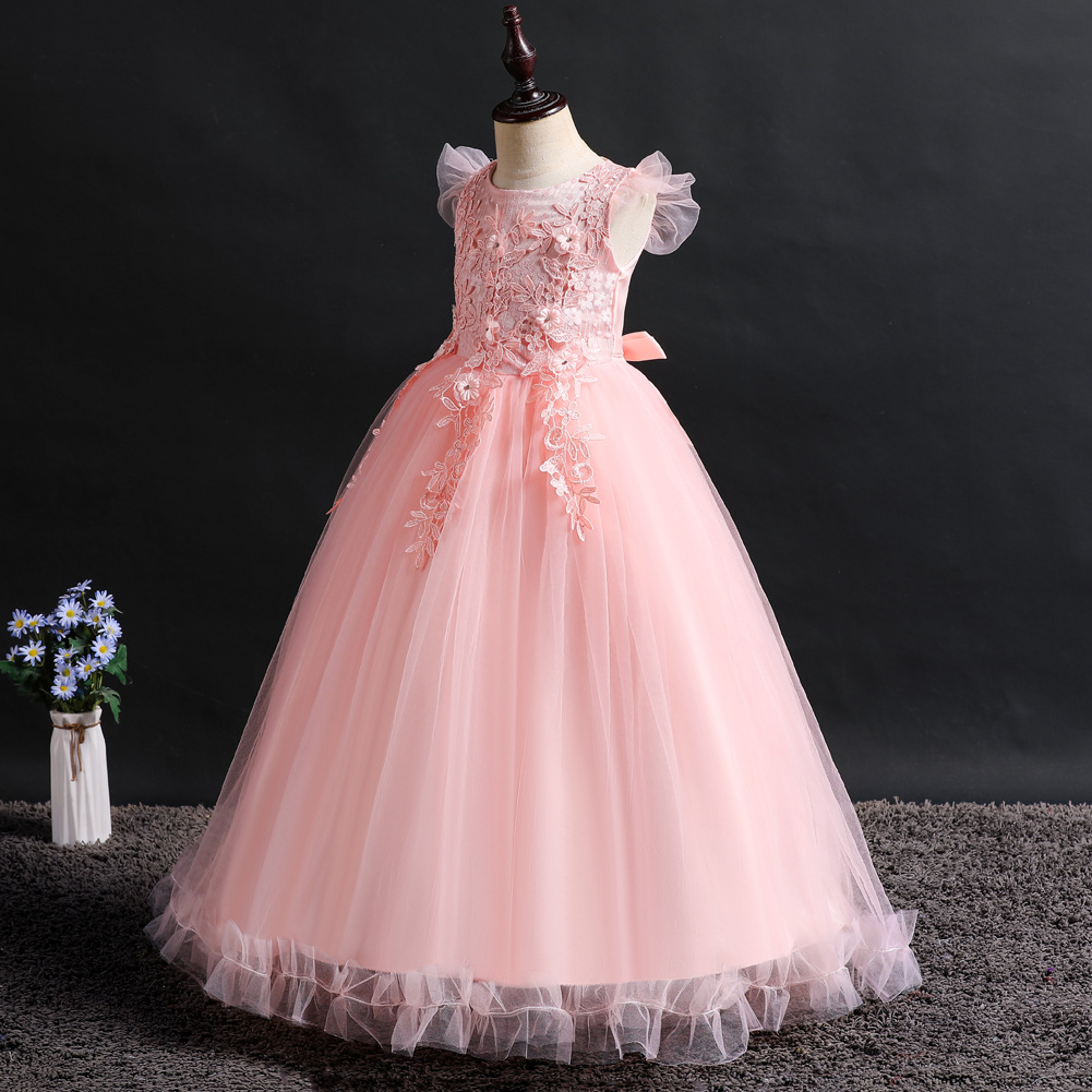 Picture of New Explosions Girls Dress children's Wedding Dress Flower Princess Dress Dress children's Dress children