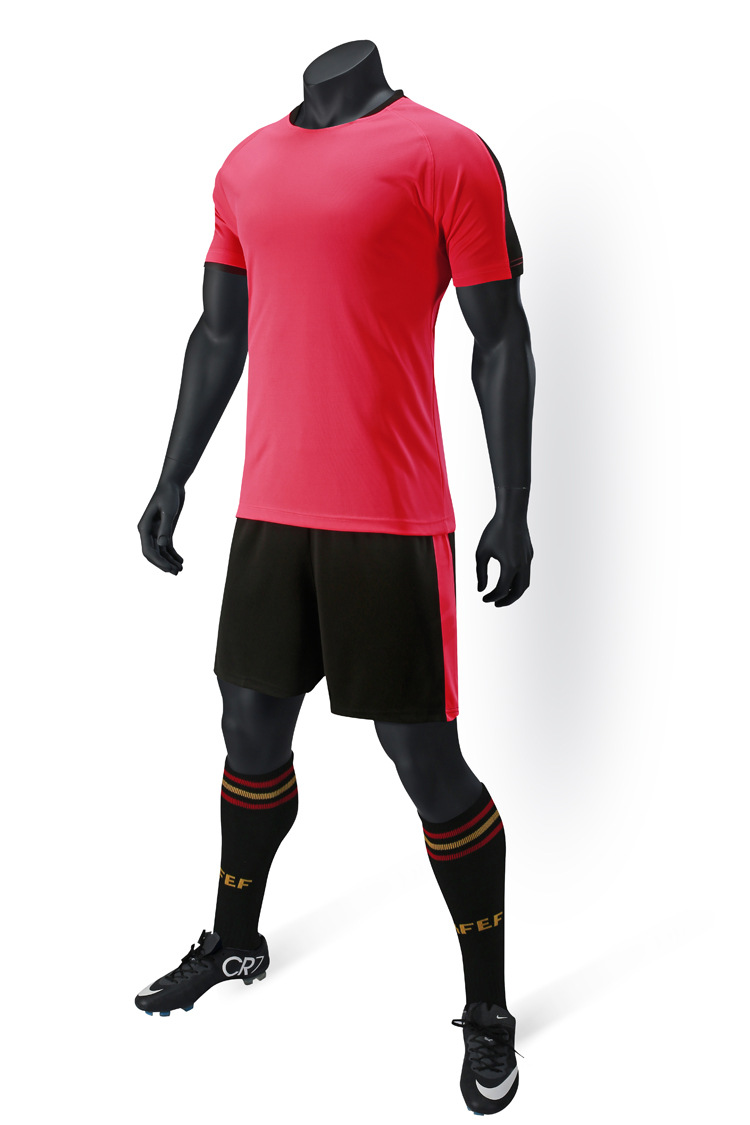 Picture of Weipao Adult and Children's Football Training Uniform Set Quick Breathable Football Uniform Competition Uniform Manufacturer Direct Supply Fan Version