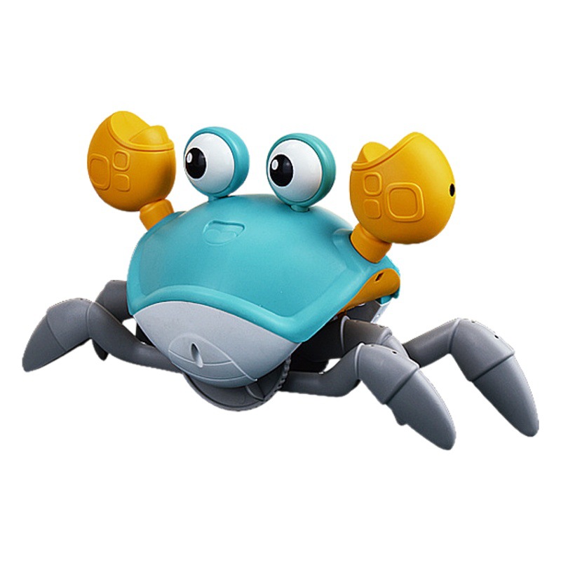 Cross-Border New Product escape crab automatic obstacle avoidance light music USB charging children crawling electric induction crab
