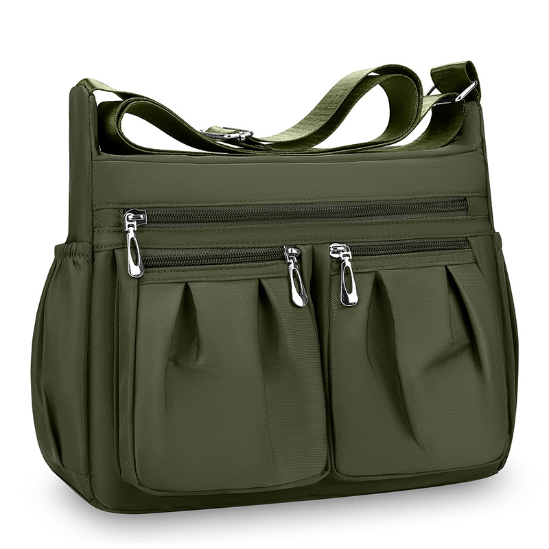 Picture of Cross-Border Wholesale Oxford Cloth Crossbody Bag for Women, Simple Nylon Women's Bag, Versatile Middle-Aged Mother's Fashion Multi-Layered Shoulder Bag