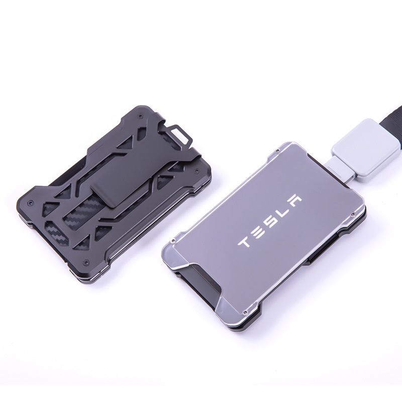 Picture of Foreign Trade Hot Model Tulas Employee Work Card Holder Aluminum Alloy Credit Card Box Work Badge Protective Cover