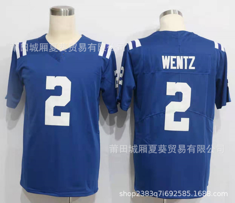 Picture of NFL American Rugby Colts2#Wentz13#Hilton12#17#25# Legendary II