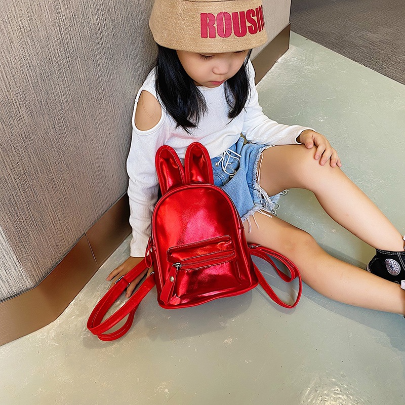 Picture of Children's Schoolbag Rabbit Ears Backpack Girls Baby Cute Cartoon Fashion Princess Bag Small Schoolbag