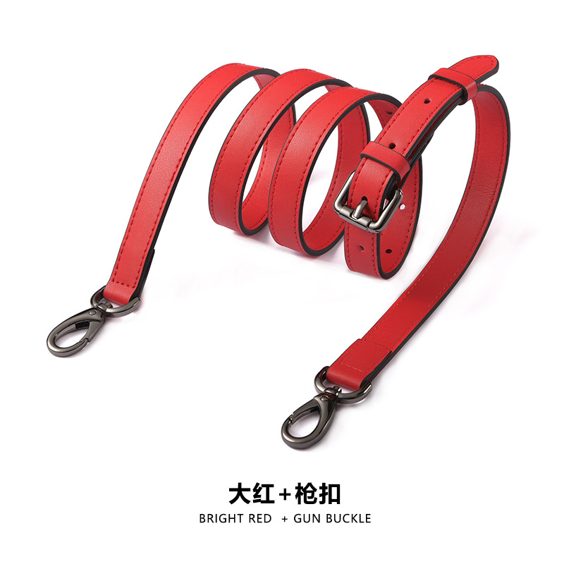 Picture of Ma Huangshi Mhs-A-1 Plain Leather Bag Strap Adjustable Spaghetti Strap Bag Replacement Strap Single Shoulder Crossbody for Women