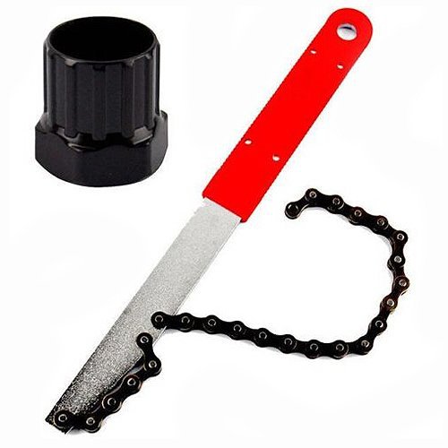 Picture of Bicycle flywheel removal tool chain wrench card fly fixing tool Bowl set removal card fly tool