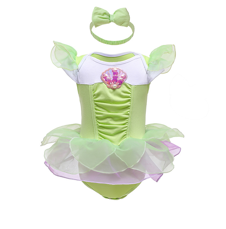 Picture of Halloween Children's Clothing, Short-Sleeved Pullover, Baby Baby Princess Jumpsuit, Princess Style Dress
