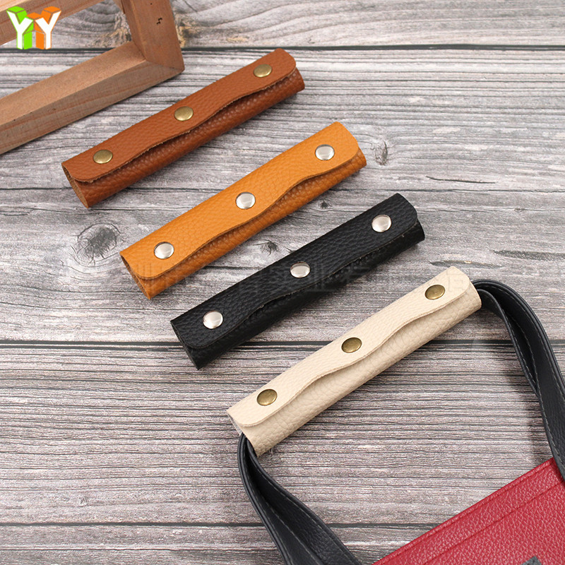 Picture of Three-buckle luggage suitcase bag bag anti-gripper bag portable pu leather handle wholesale