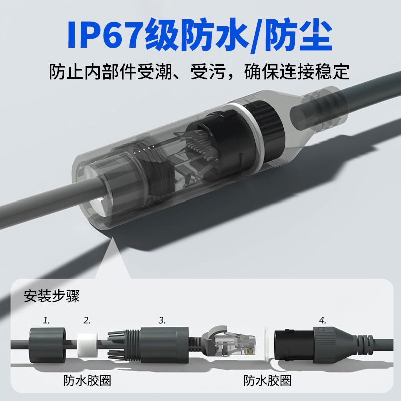 Picture of Cross-Border Starlin Gen3 Third Generation Star Lianxing V3 Chain Connection Wire Double Shielded Network Extension Cable Adapter Cable