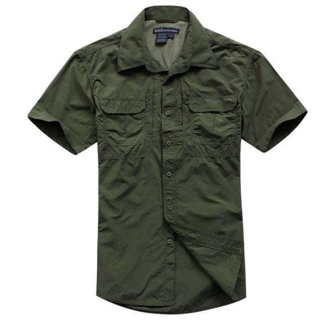 Picture of Military Eagle Tactical Shirt 511 Quick-Drying Tactical Short-Sleeved Shirt Quick-Drying Short-Sleeved Breathable Flap Pocket Pants Waterproof
