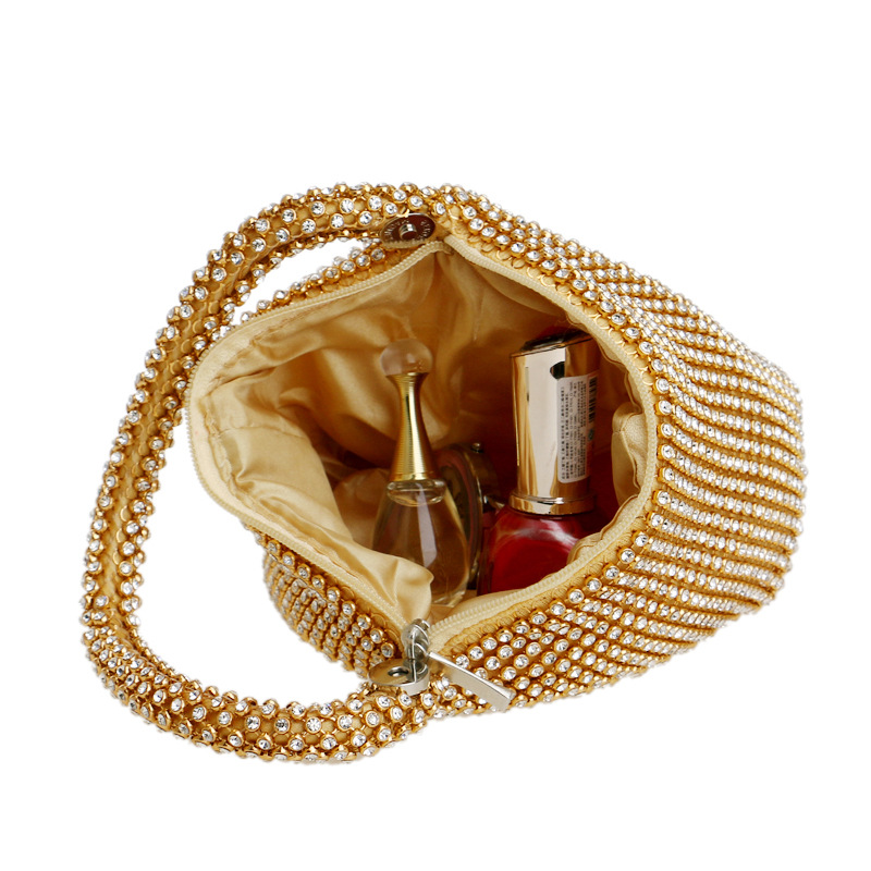 Picture of Yingmi Cross-border Amazon Explosive Rhinestone Bag Dinner Bag Women's European and American Banquet Diamond-encrusted Handbag Hand Bag