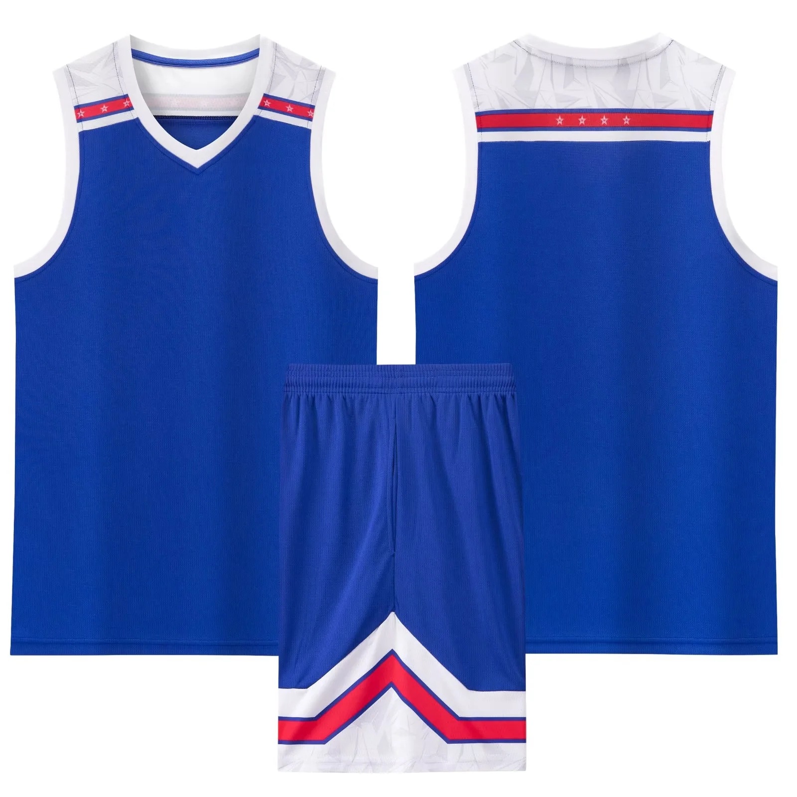 Picture of Men's Basketball Suit High School Sports Competition Training Basketball suit Children's Club Team Training Camp
