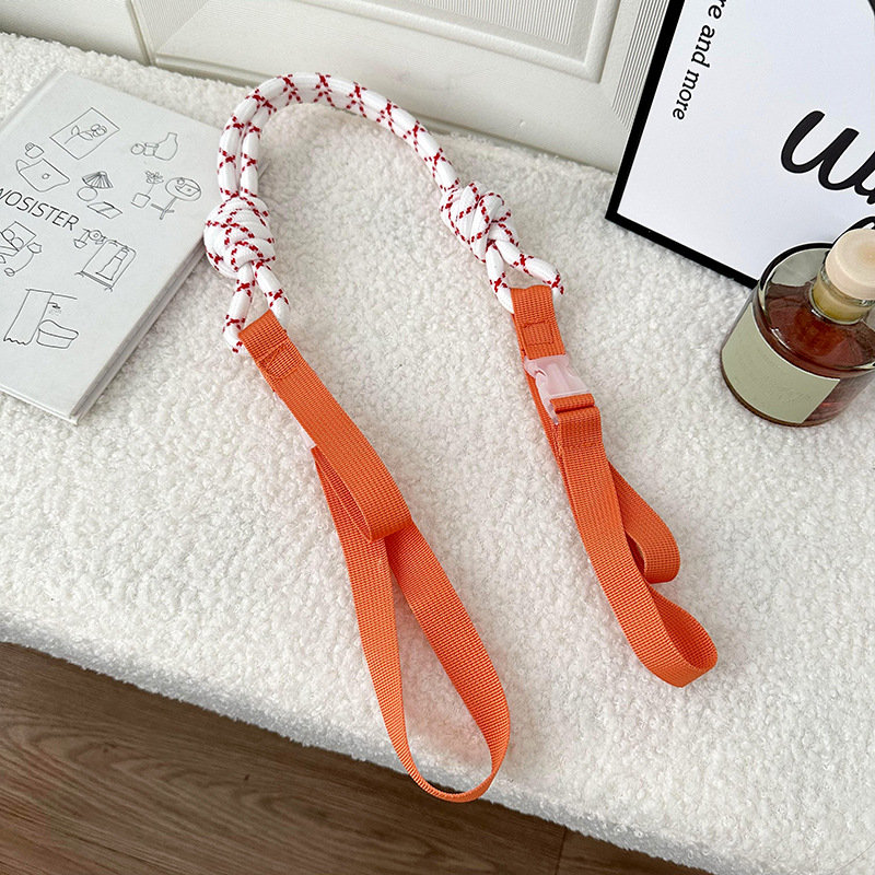 Picture of Bag Shoulder Strap New Extension Bag Strap Adjustable Shopping Bag Nylon Cloth Embroider Flower Hand-Held Crossbody Extended Strap