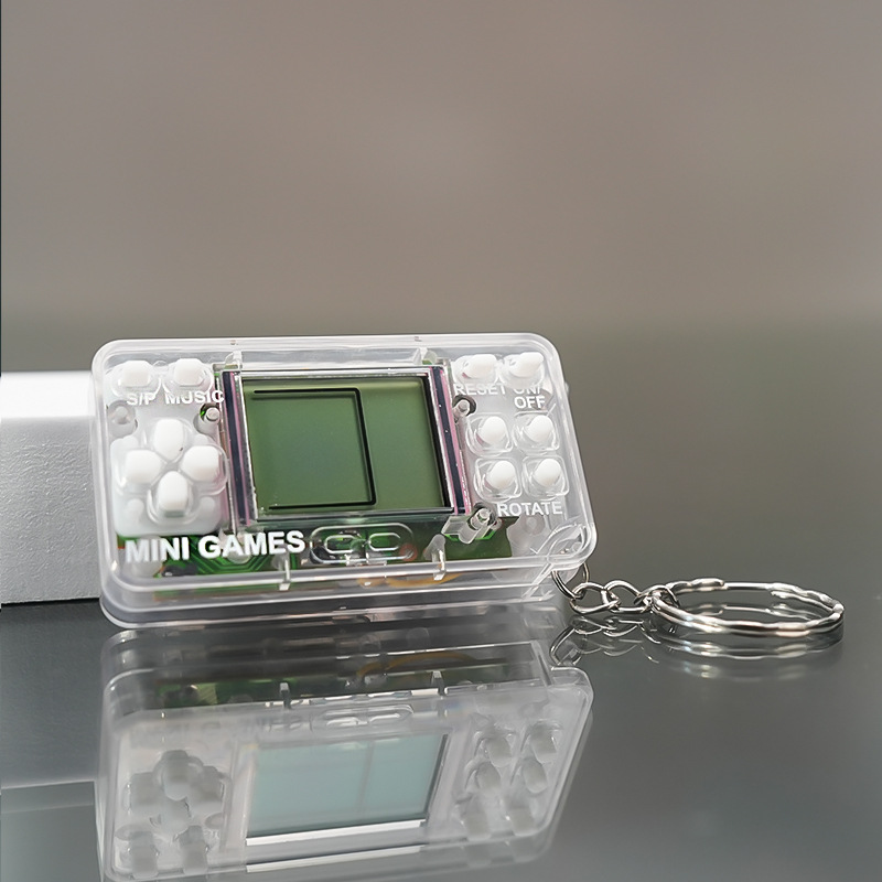 Picture of Cross-border handheld mini Tetris video game machine nostalgic decompression children's creative keychain pendant