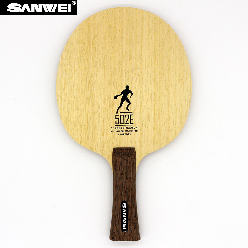 Picture of SANWEI three-dimensional 502E table tennis bottom plate five wood two carbon LD comprehensive attack table tennis racket bottom plate horizontal racket