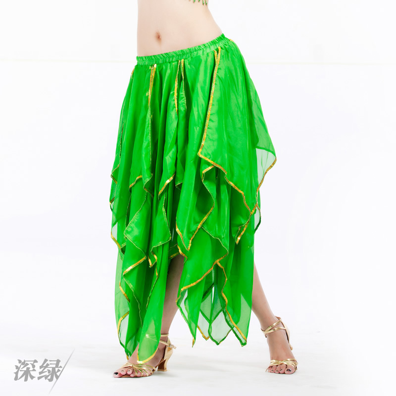 Picture of 16 Leaf Skirt Belly Dance Chiffon Skirt Belly Dance Skirt Belly Dance Performance Skirt