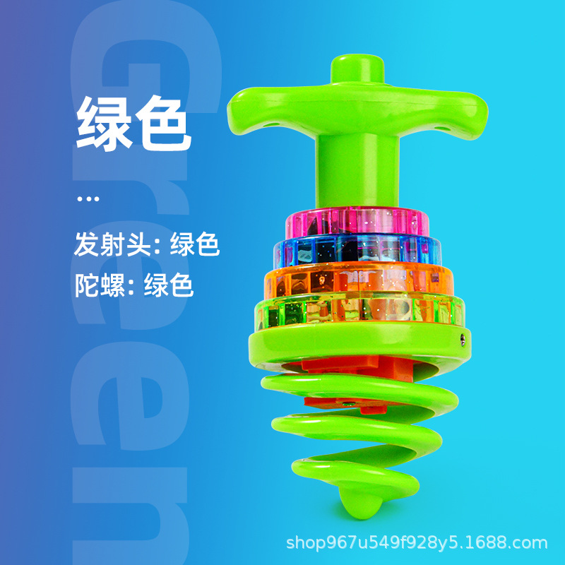 Picture of Children's toys music lights off colorful luminous gyro rotating toys boys and girls stall hot cross-border wholesale