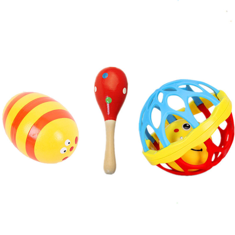 Picture of Newborn Baby Toy Puzzle Hand Grab Rattle 3 to 6-12 Months Baby Boys and Girls 0-1 Years Old Grab Rattle