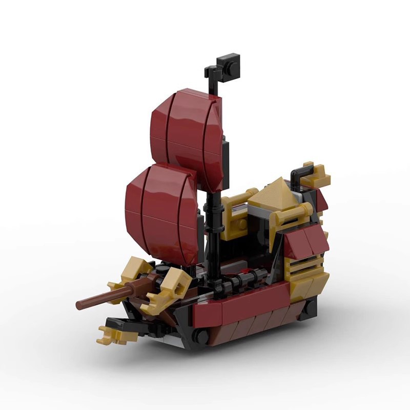 Picture of Creative MOC building blocks mini pirate ship series compatible with Lego puzzle diy assembled toy model gift ornaments