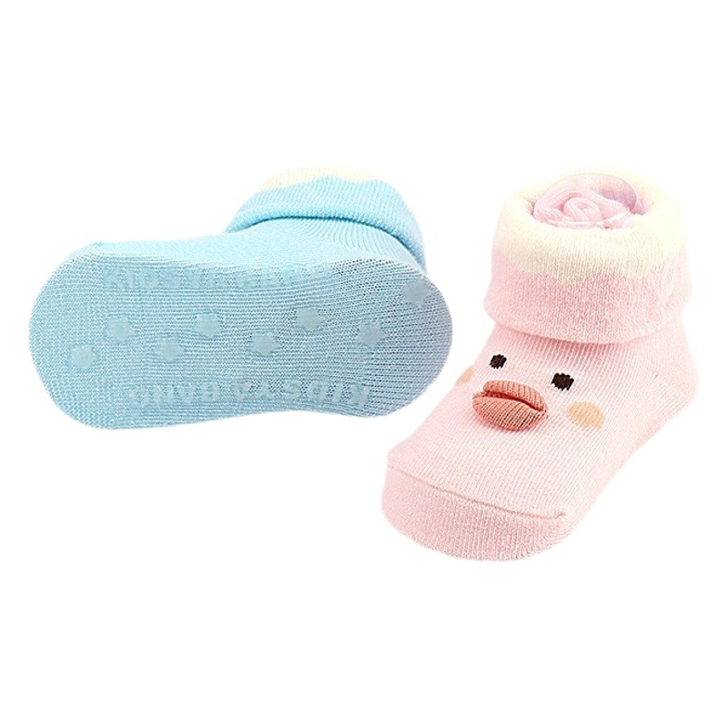 Newborn baby socks spring and autumn thin baby socks cartoon toddler floor socks dispensing non-slip 0-6 months children's socks