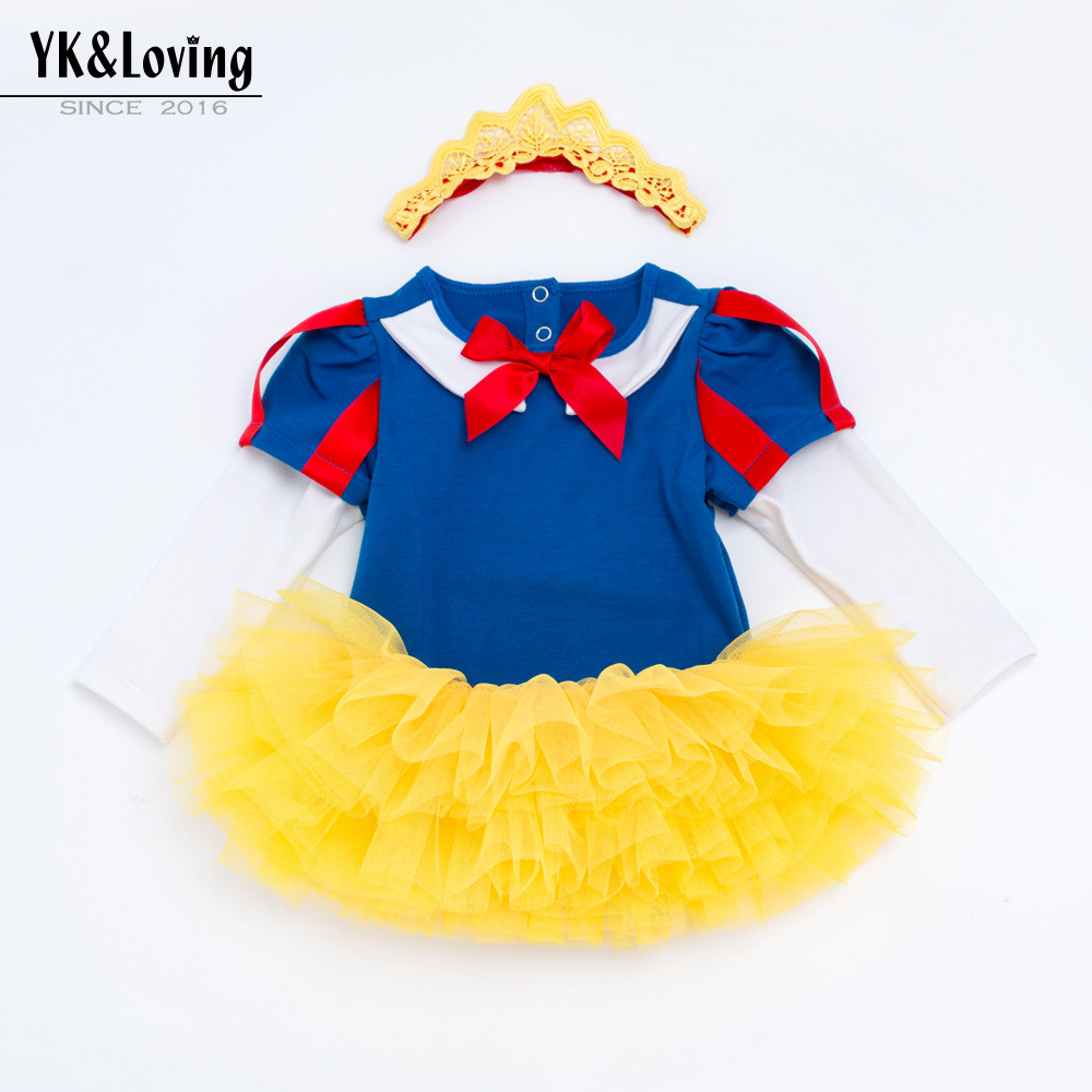 Picture of Girls Short Skirts Wholesale Clothes Children's Clothing Festival Baby Birthday Long-Sleeved Harem Baby Tutu Suit Factory Direct Sales