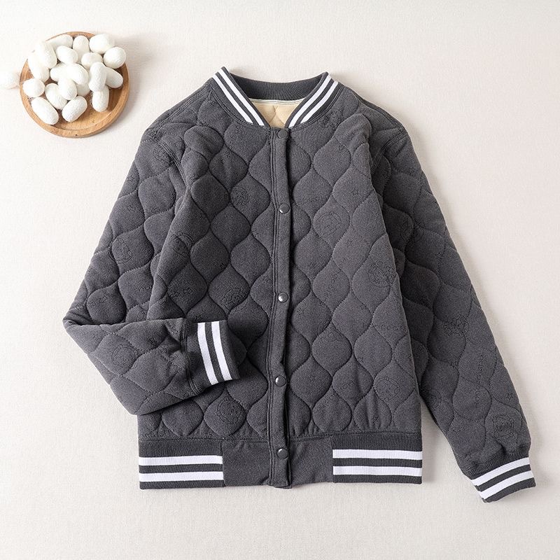 Picture of School uniform artifact girls' thermal underwear suit Winter Children's fleece-lined cotton clothes liner primary school students wear cotton-padded jacket