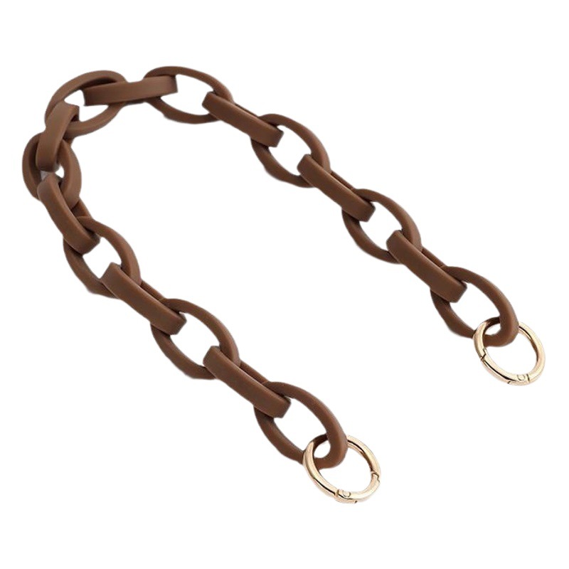 Craftsmanship Handmade Workshop longcham Evelyn Acrylic Chain Underarm DIY Shoulder Strap Resin Portable Thick Bag Chain