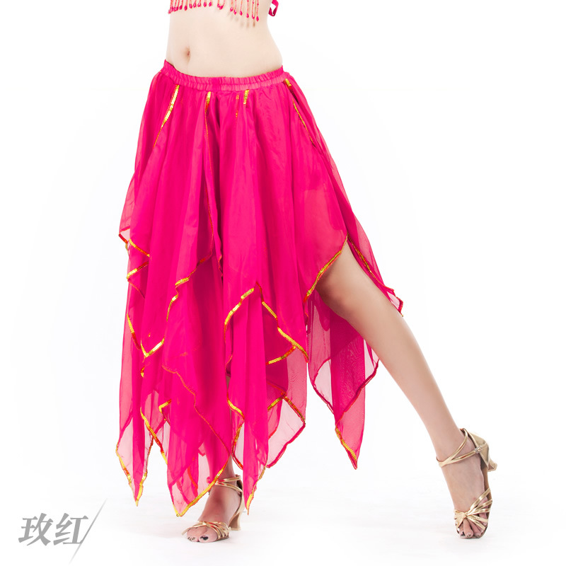 Picture of 16 Leaf Skirt Belly Dance Chiffon Skirt Belly Dance Skirt Belly Dance Performance Skirt