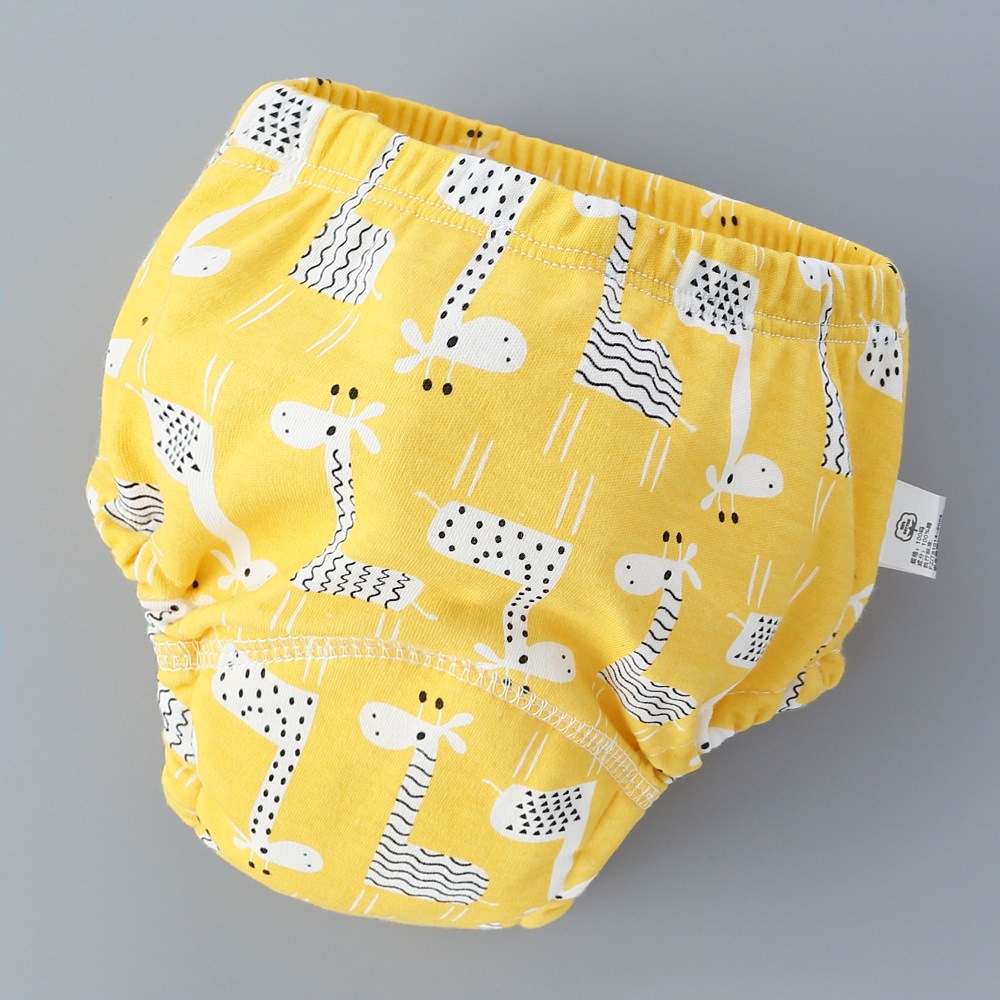 Picture of Baby Training Pants Washable 6-Layer Gauze Diaper Bag Learning Pants Baby Cloth Diaper Pants Breathable Diaper Pants Spring and Summer