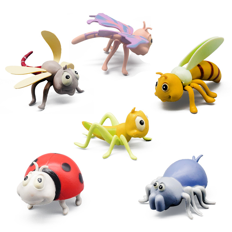 Simulation Insect Model Solid Ladybug Dragonfly Marine Insect Farm Jurassic Dinosaur Simulation Animal Night Market