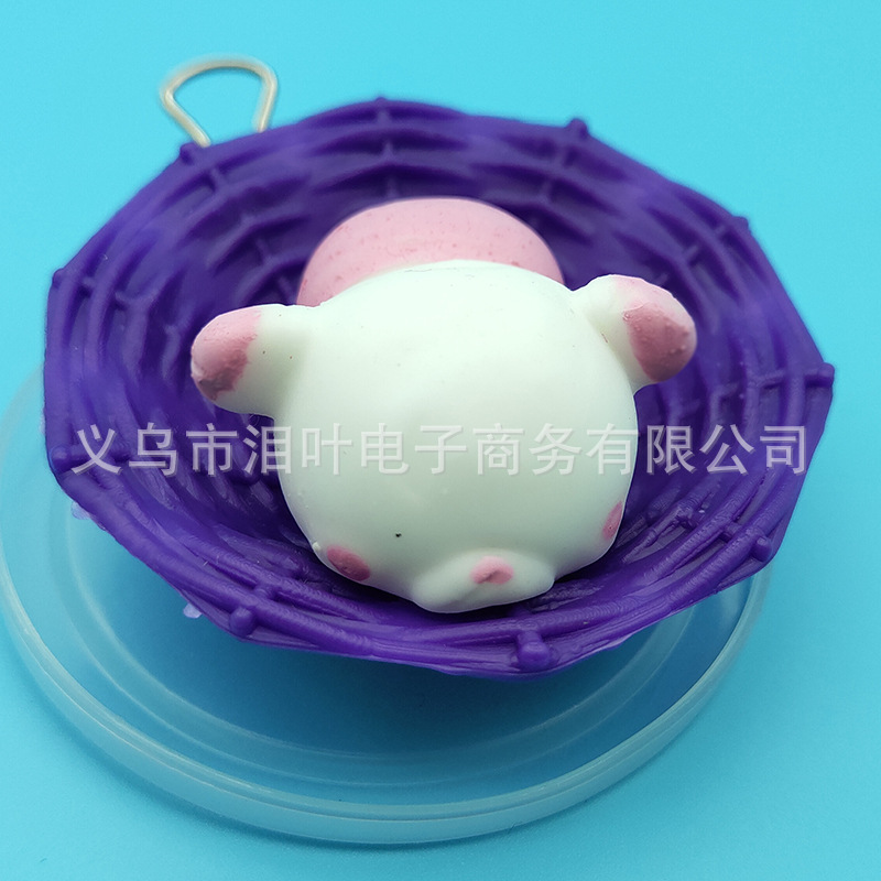 Picture of Cross-border soft Glue Creative students decompression stall selling decompression pinch music small animal vent toys small dumplings