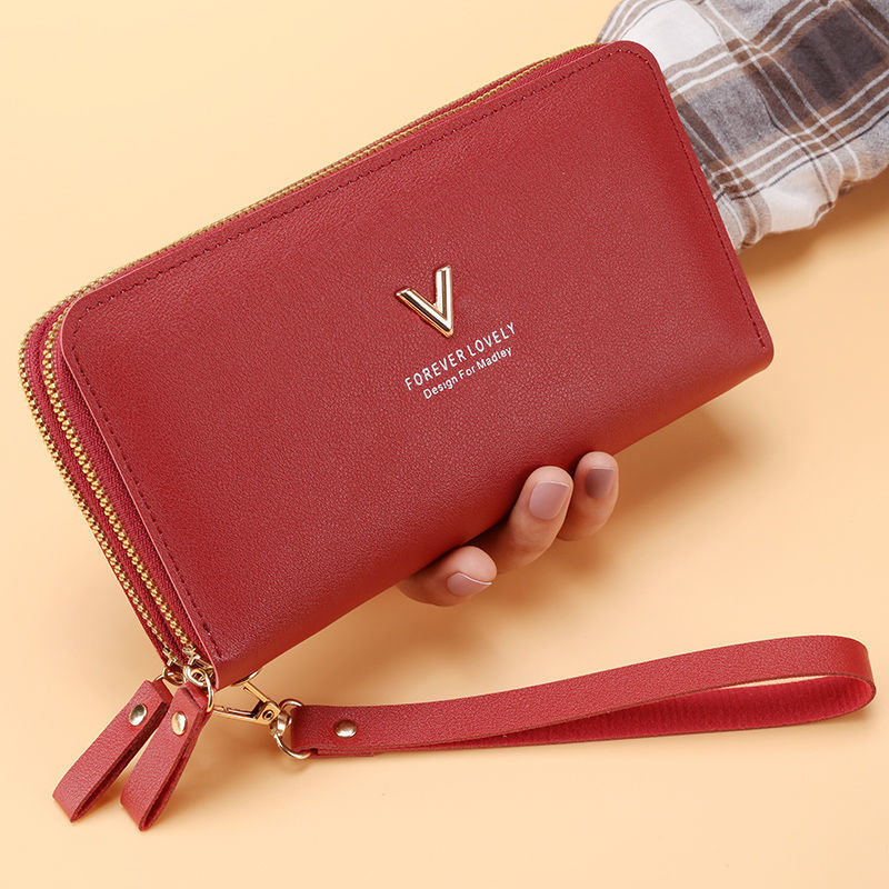 Picture of Double Zipper Hand Wallet 2022 New Ladies Wallet Long Fashionable Large Capacity Double Wallet Mobile Phone Small Bag