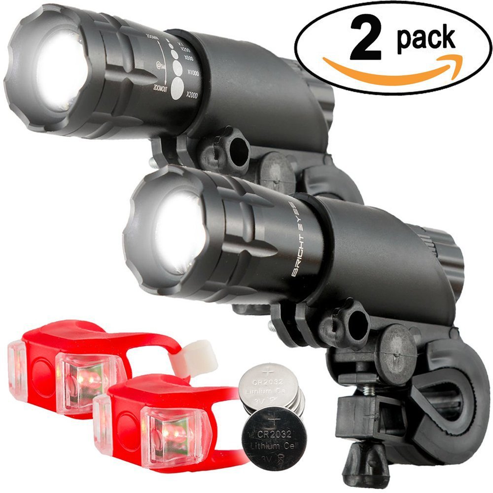 Picture of Factory wholesale 5W mountain bike headlight riding flashlight set charging zoom strong light